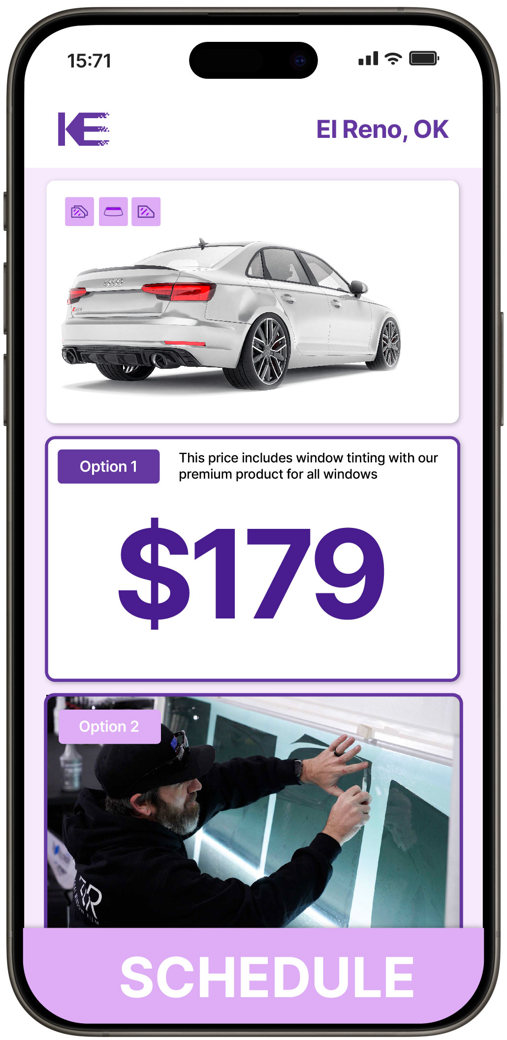 View Affordable Car Window Tinting Prices in El Reno, Oklahoma