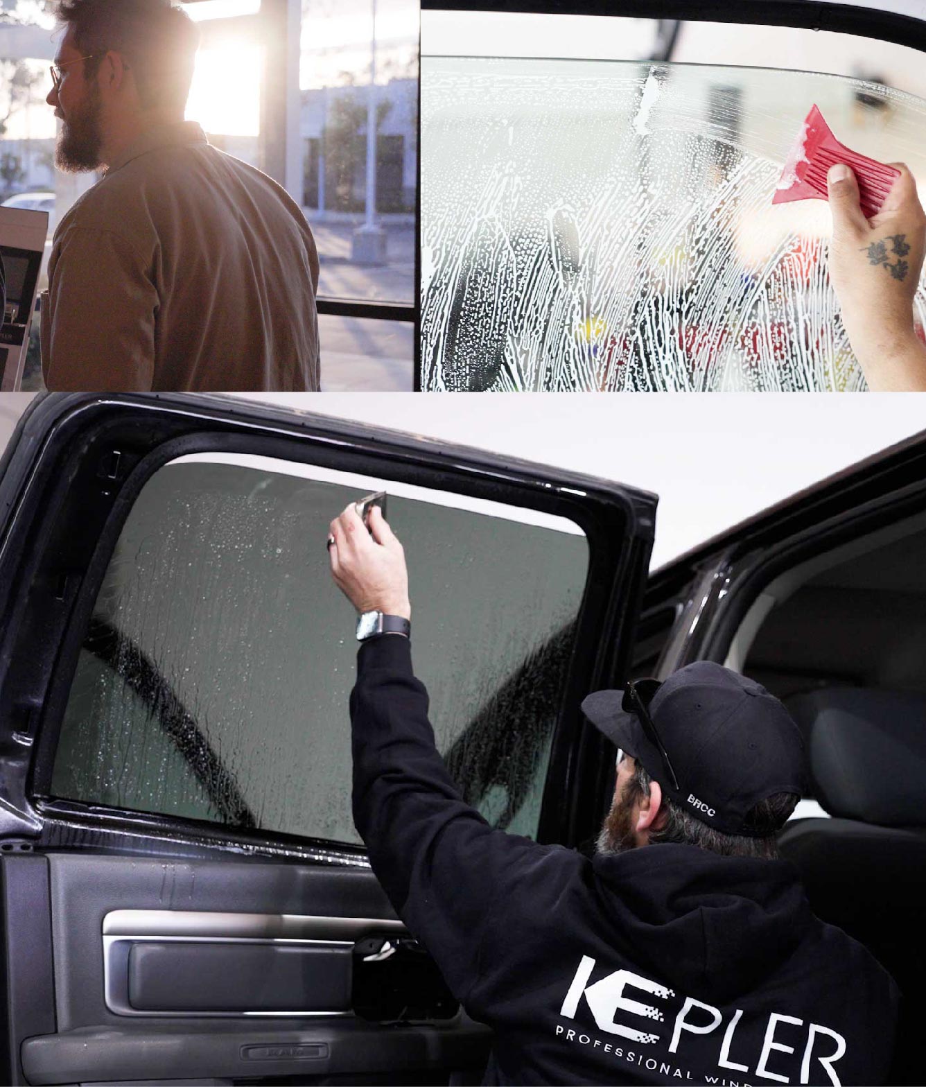 Kepler Window Tinting Specialists at Work in Taylors, South Carolina