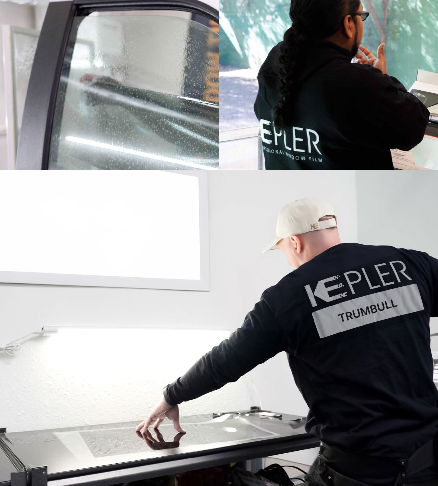 Window Tinting Specialist Cutting Film in Trumbull, Connecticut