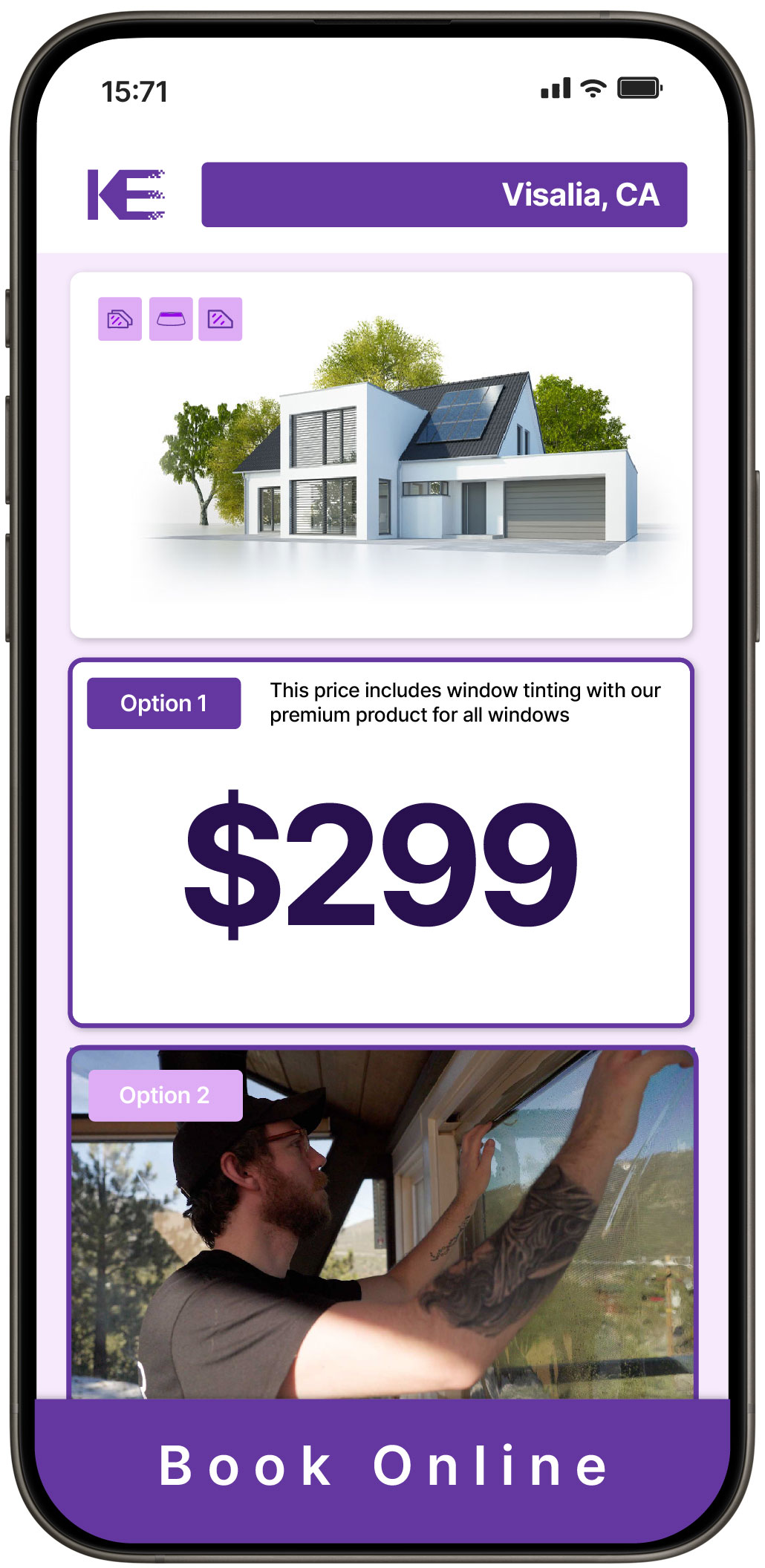 View Competitive Home Window Tinting Prices in Visalia, California