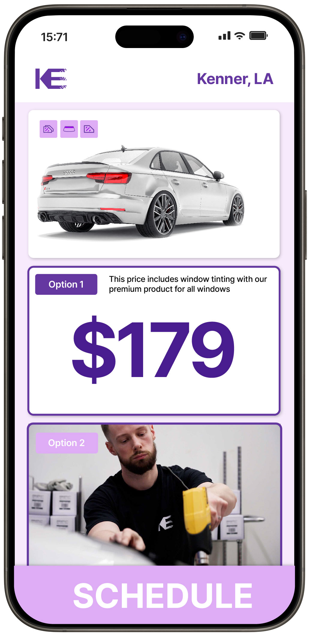 View Affordable Car Window Tinting Rates in Kenner, Louisiana