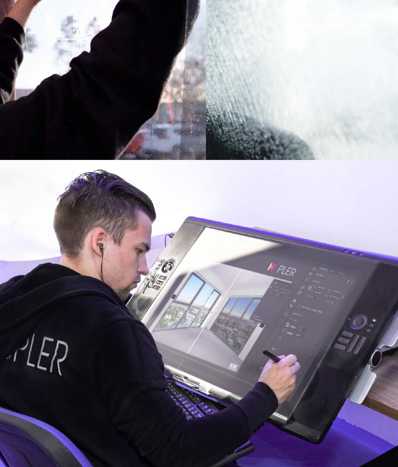 Kepler Specialist Performing Commercial Window Tinting in Bay Shore Bay Shore