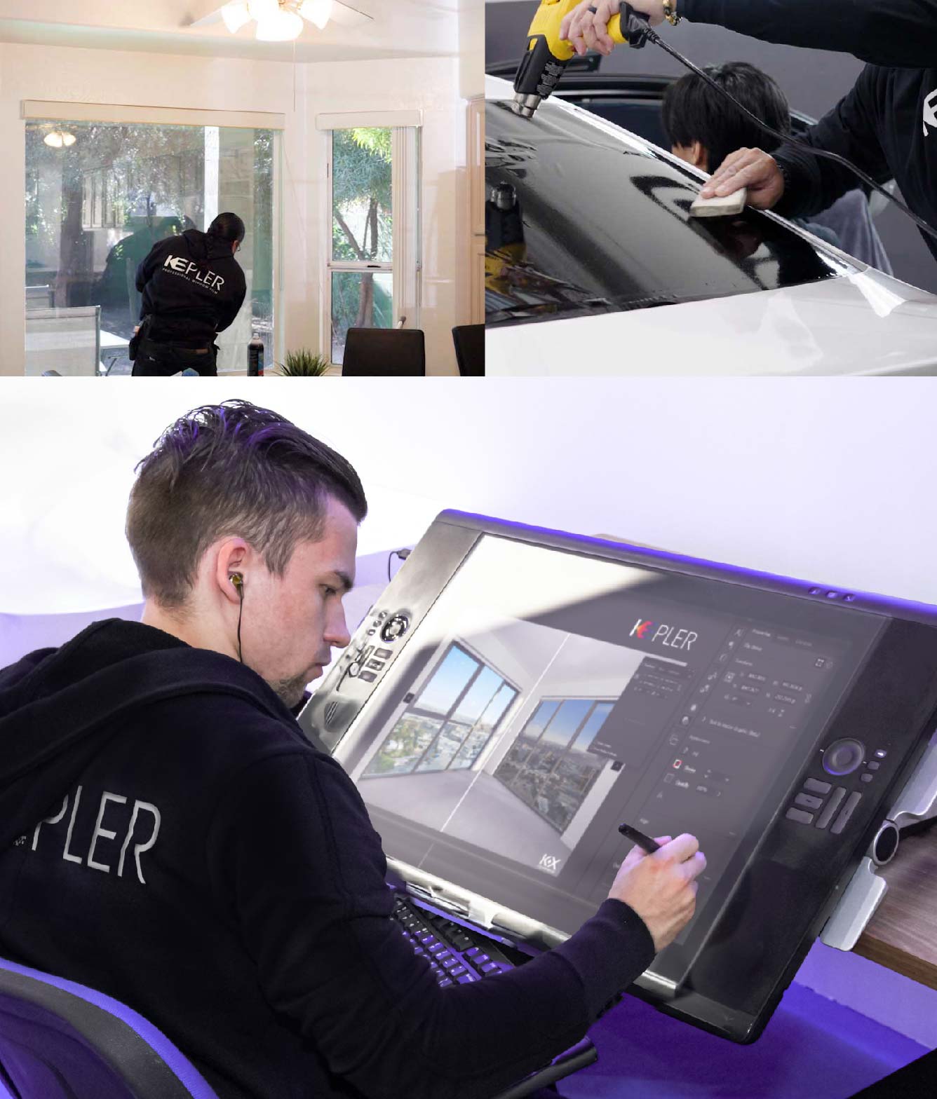 Kepler Specialist Performing Commercial Window Tinting in Hoboken Hoboken