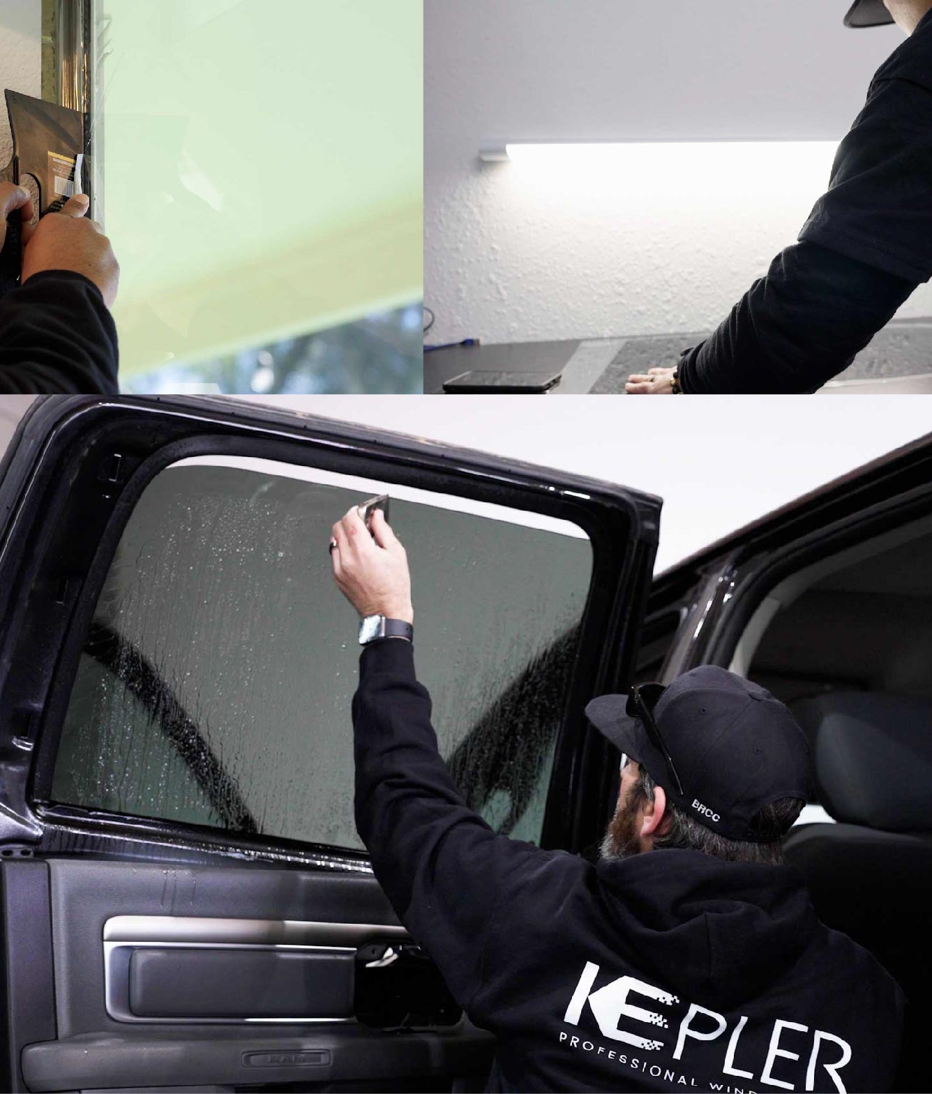 Kepler Window Tinting Specialists at Work in Enterprise, Alabama