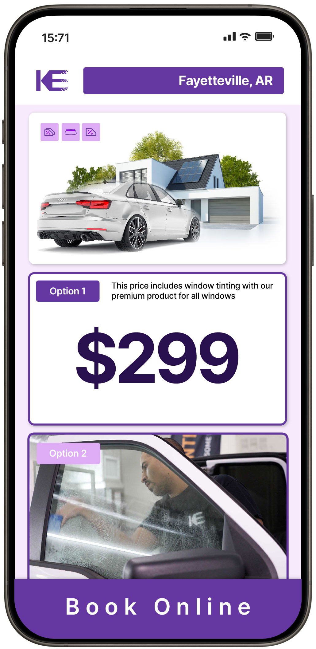 View Competitive Window Tinting Prices in Fayetteville, Arkansas
