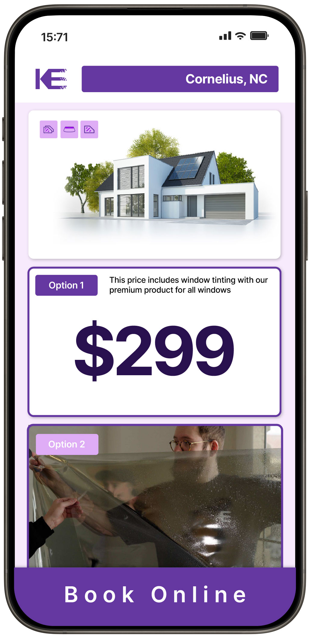 View Competitive Home Window Tinting Costs in Cornelius, North Carolina