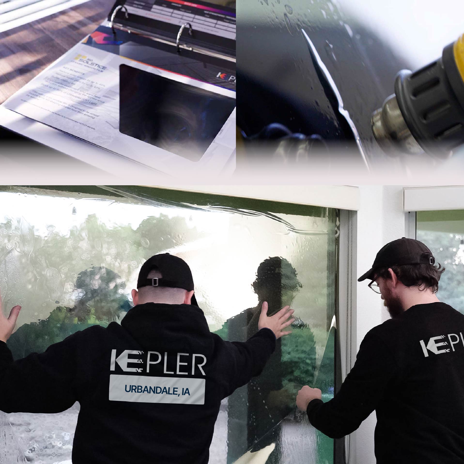 Kepler Specialist Performing Commercial Window Tinting in Urbandale Urbandale