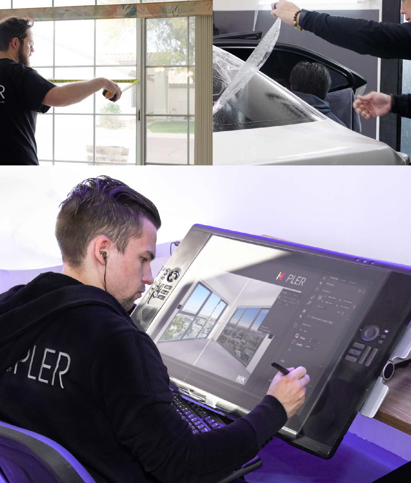 Kepler Specialist Performing Commercial Window Tinting in Groves Groves