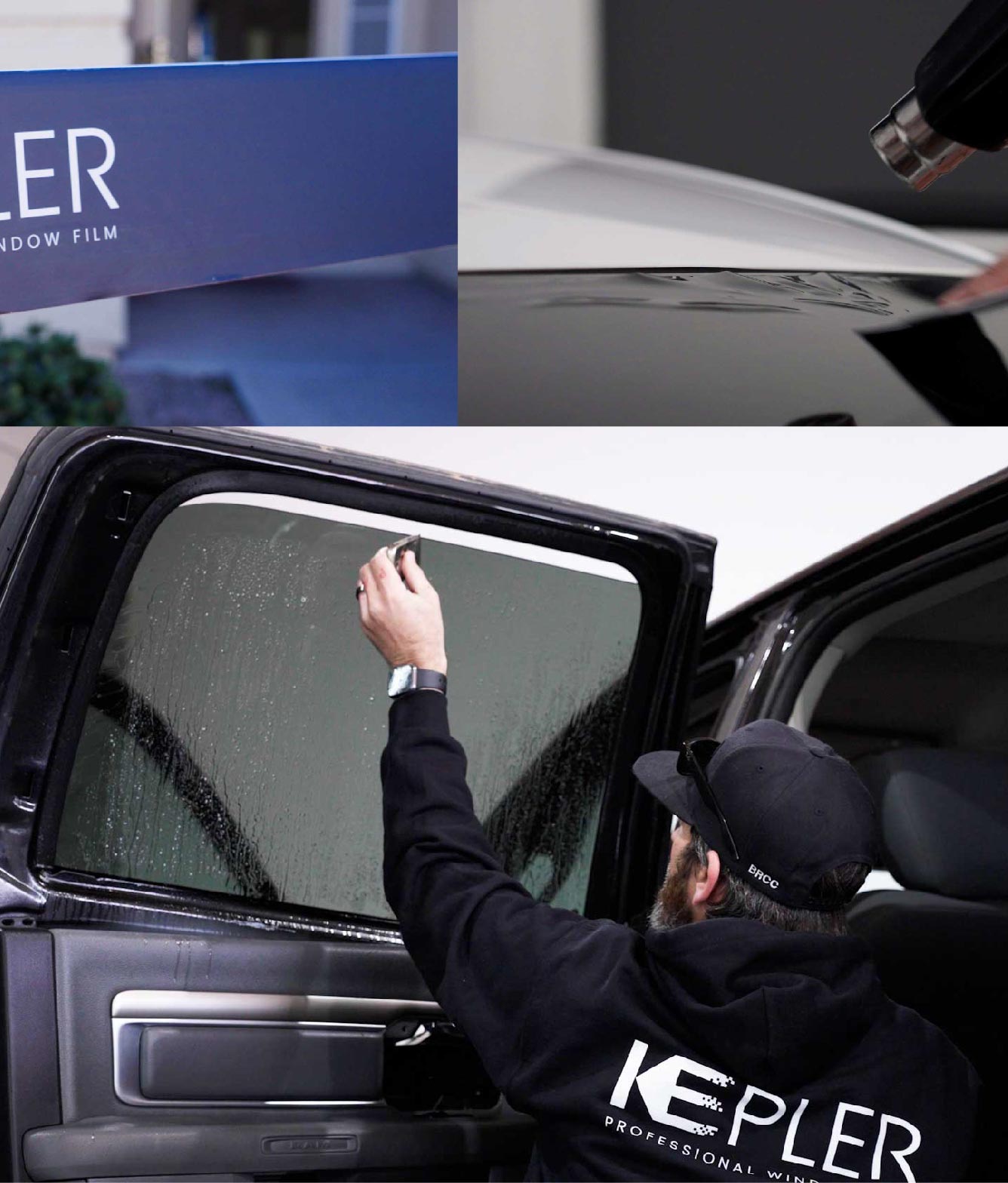 Kepler Window Tinting Specialists at Work in Erie, Pennsylvania
