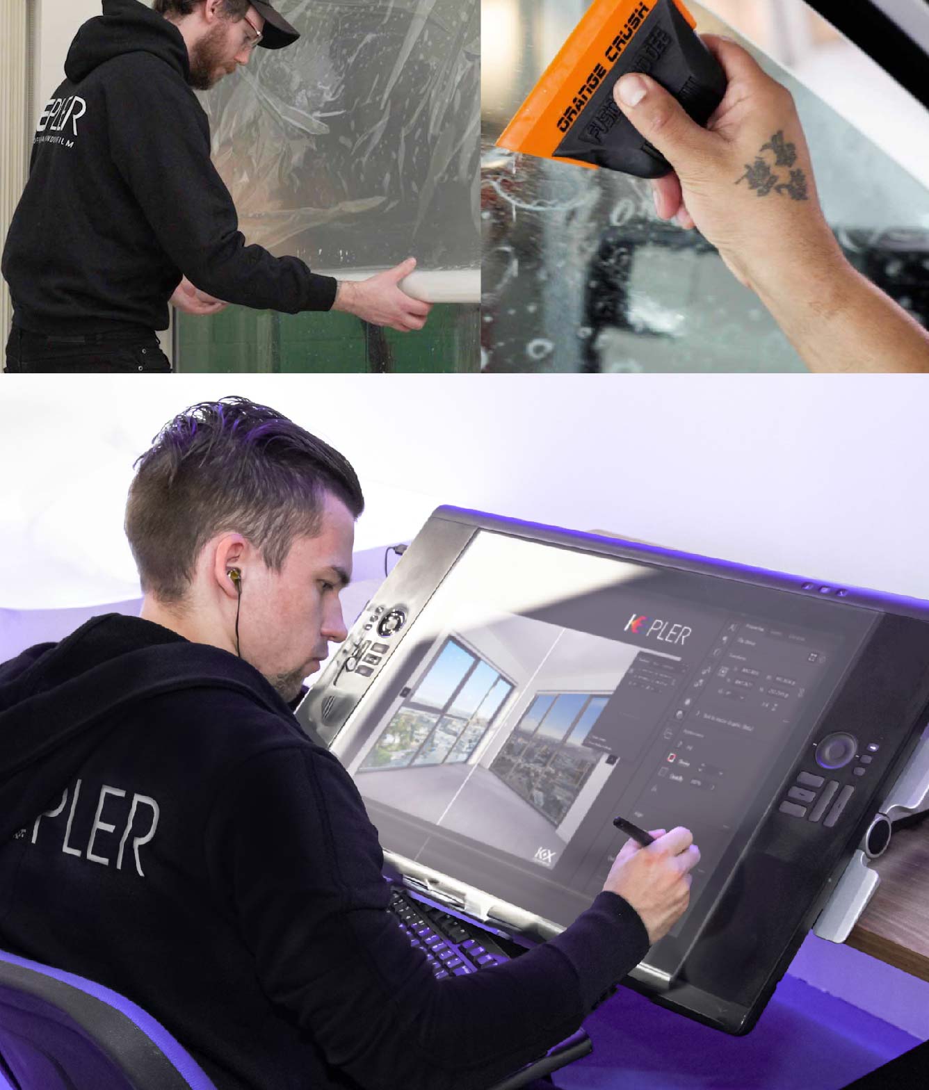 Kepler Specialist Performing Commercial Window Tinting in Harrisonburg Harrisonburg