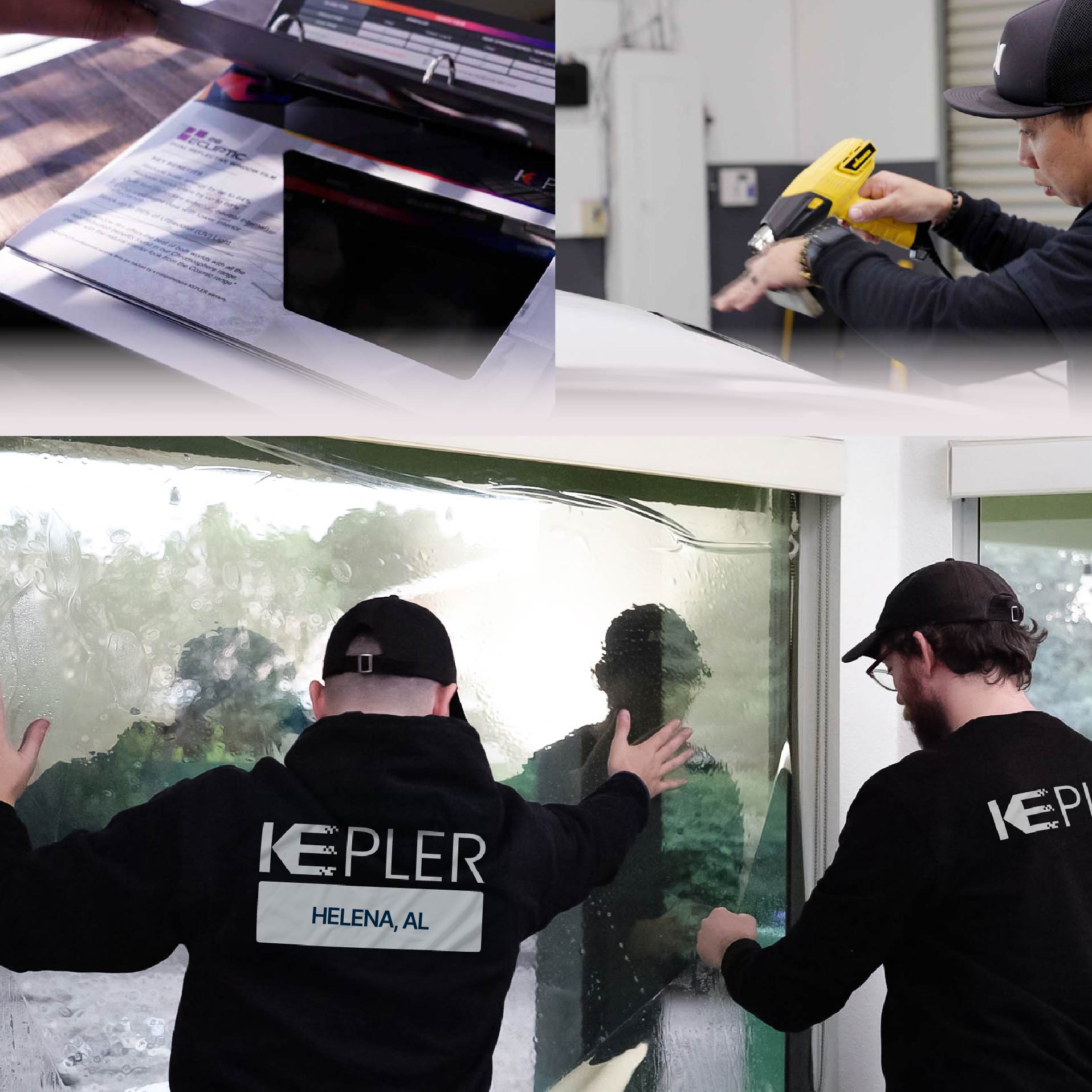 Kepler Specialist Performing Commercial Window Tinting in Helena Helena