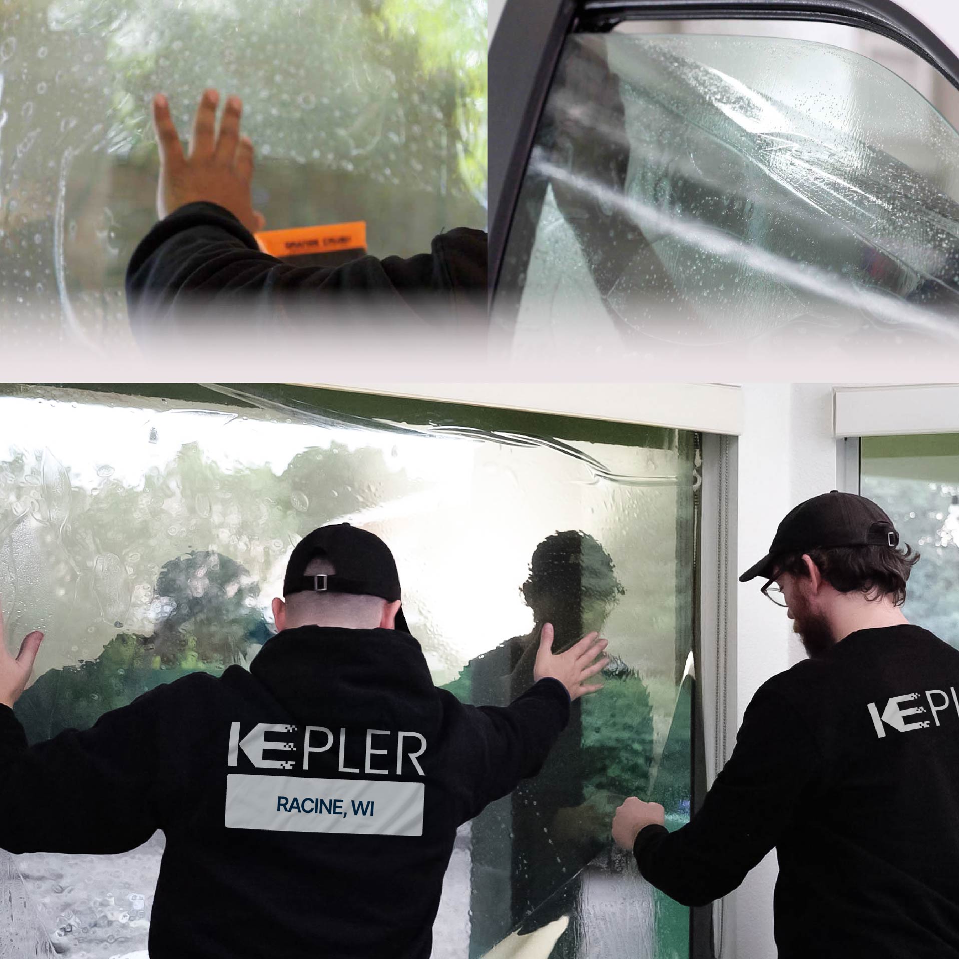 Kepler Specialist Performing Commercial Window Tinting in Racine Racine