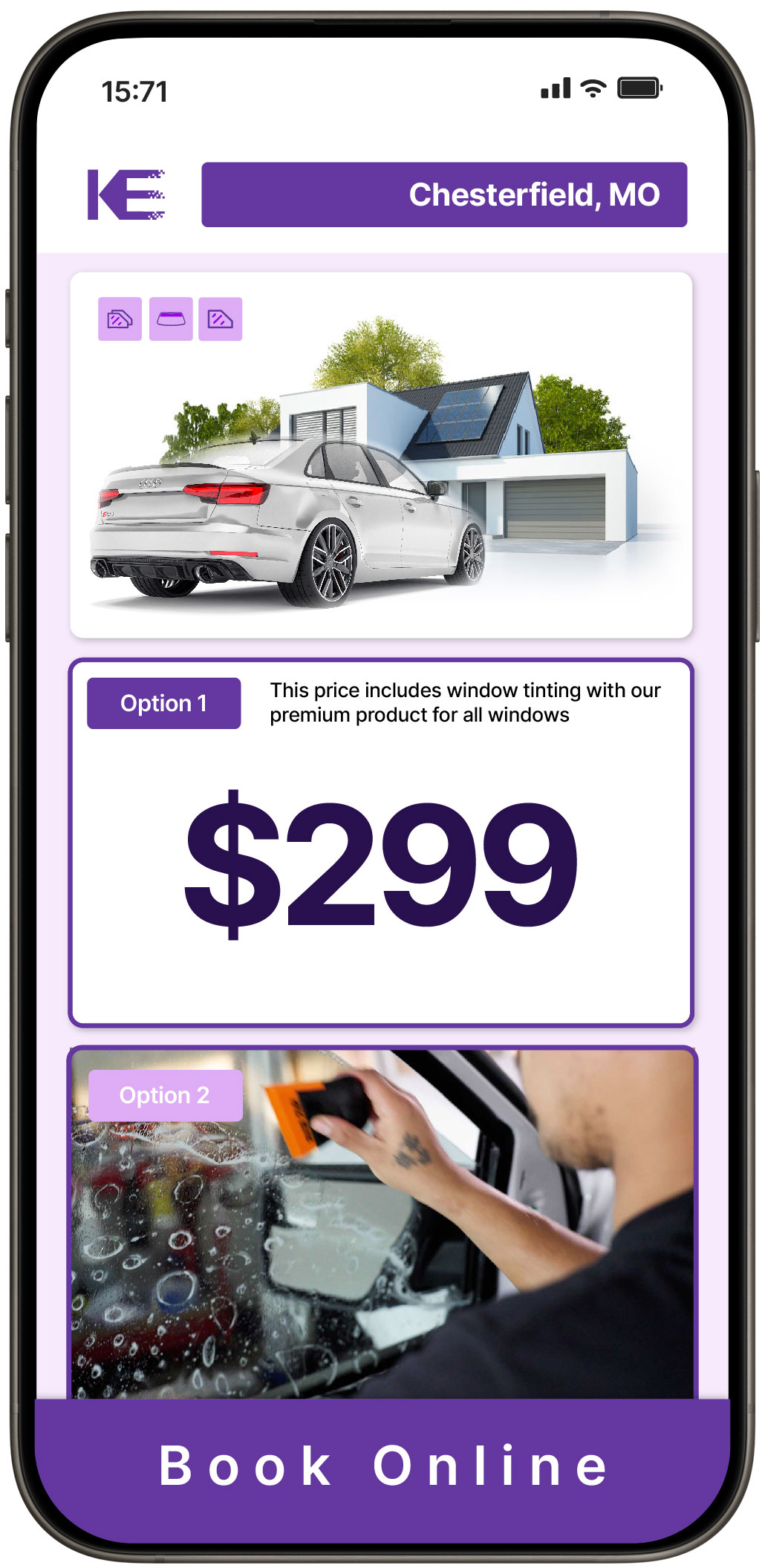 View Reasonable Tesla Window Tinting Prices in Saint Charles, Missouri