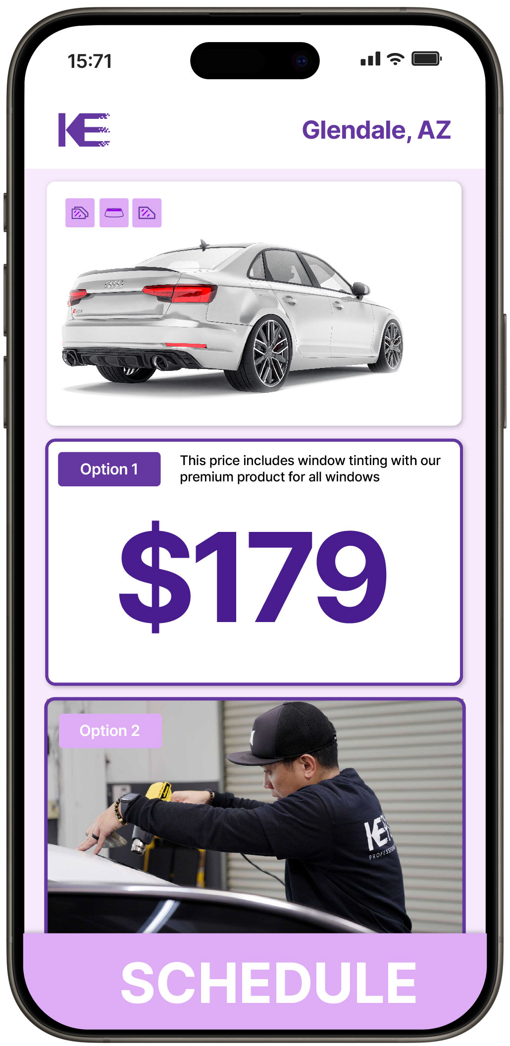 View Affordable Car Window Tinting Rates in Glendale, Arizona