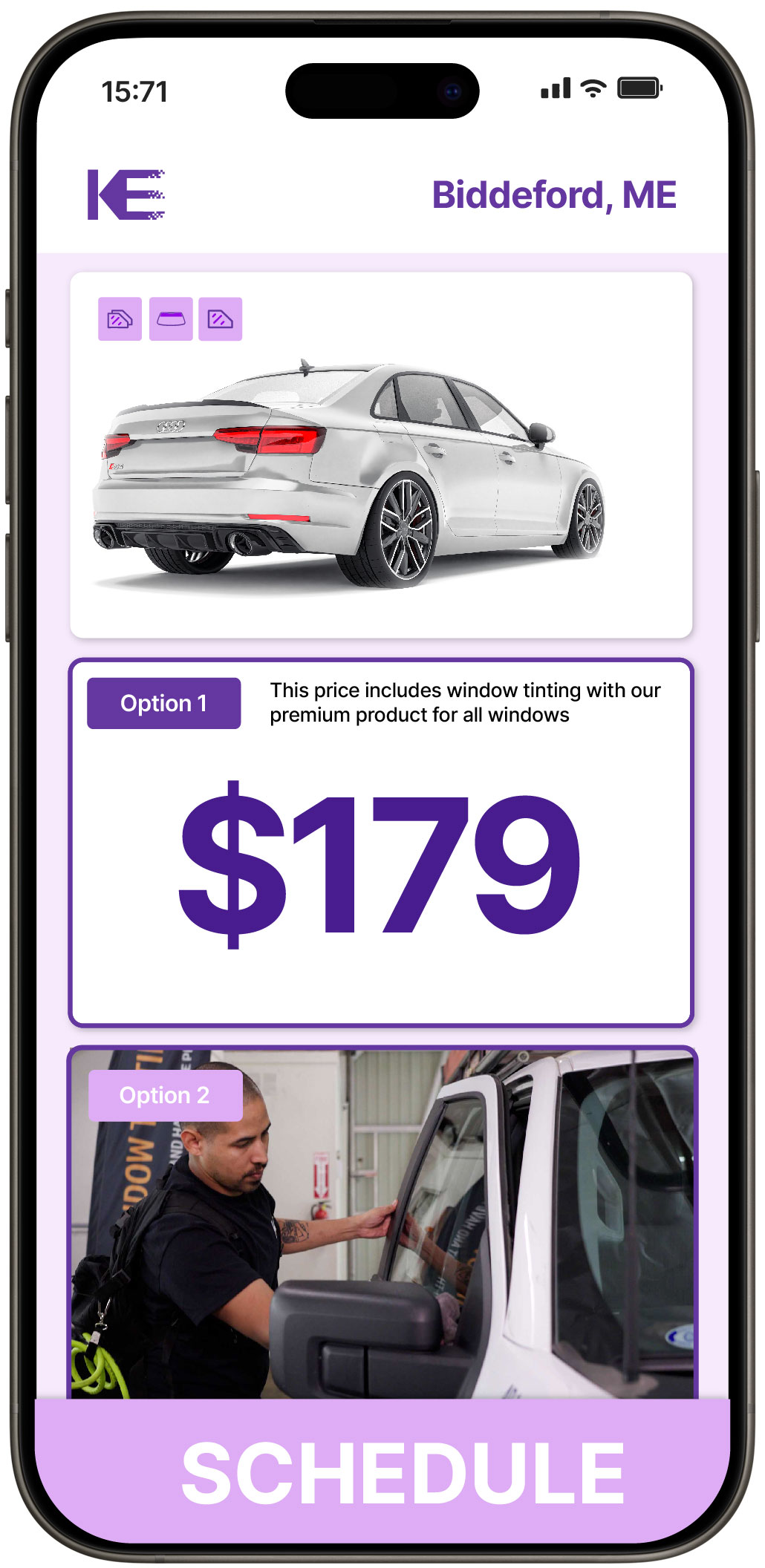 View Reasonable Car Window Tinting Rates in Biddeford, Maine