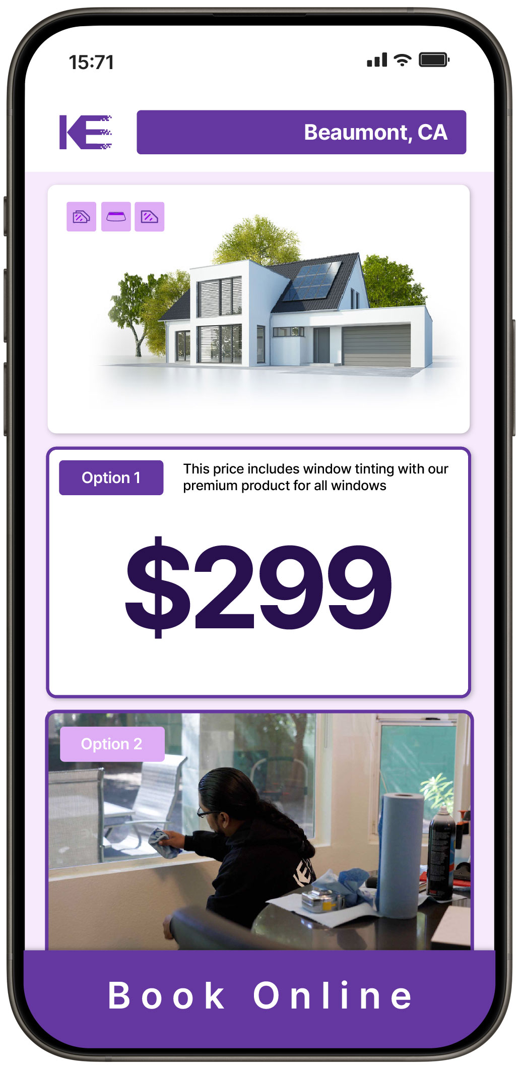 View Competitive Home Window Tinting Rates in Beaumont, California
