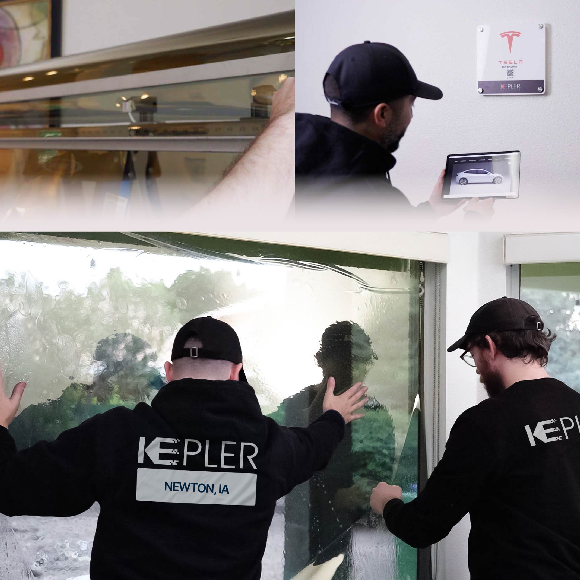 Kepler Specialist Performing Commercial Window Tinting in Newton Newton