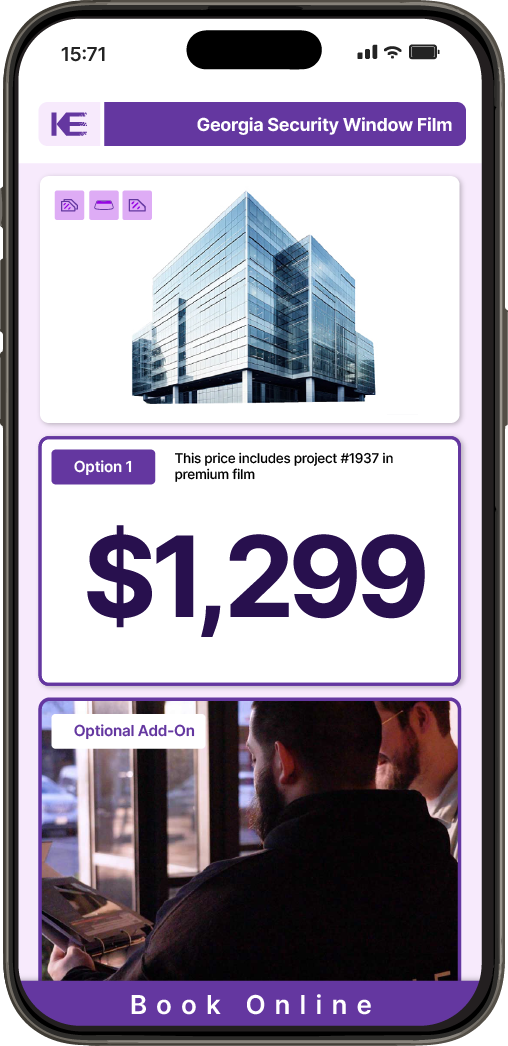 Get Security Window Film Pricing on Your Phone in Georgia