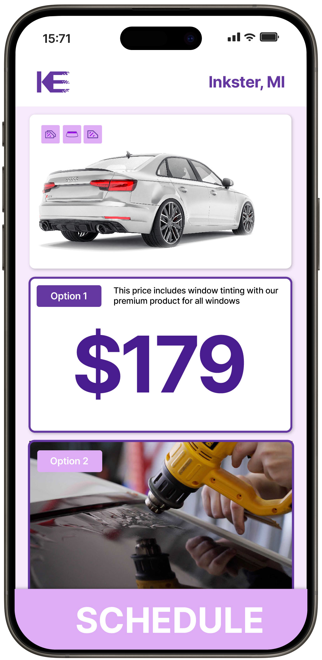View Affordable Car Window Tinting Rates in Inkster, Michigan