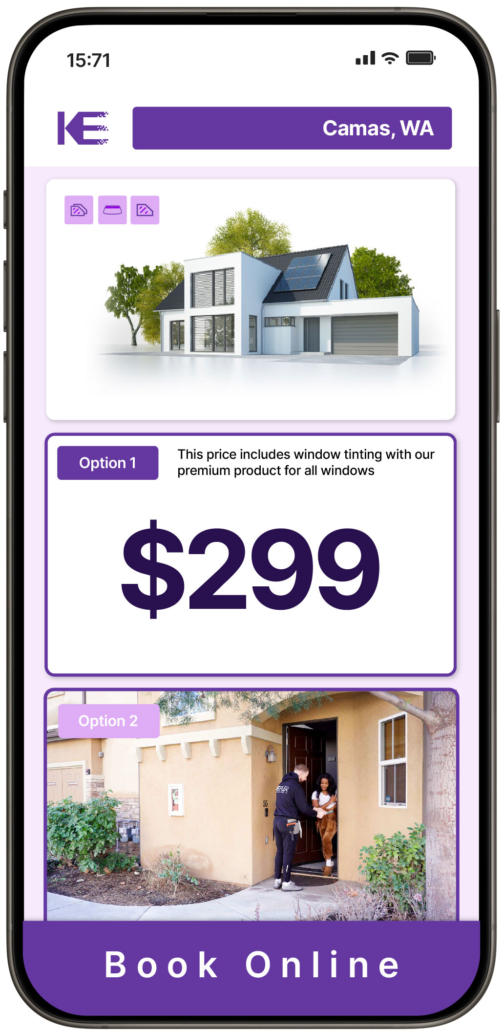 View Reasonable Home Window Tinting Prices in Camas, Washington