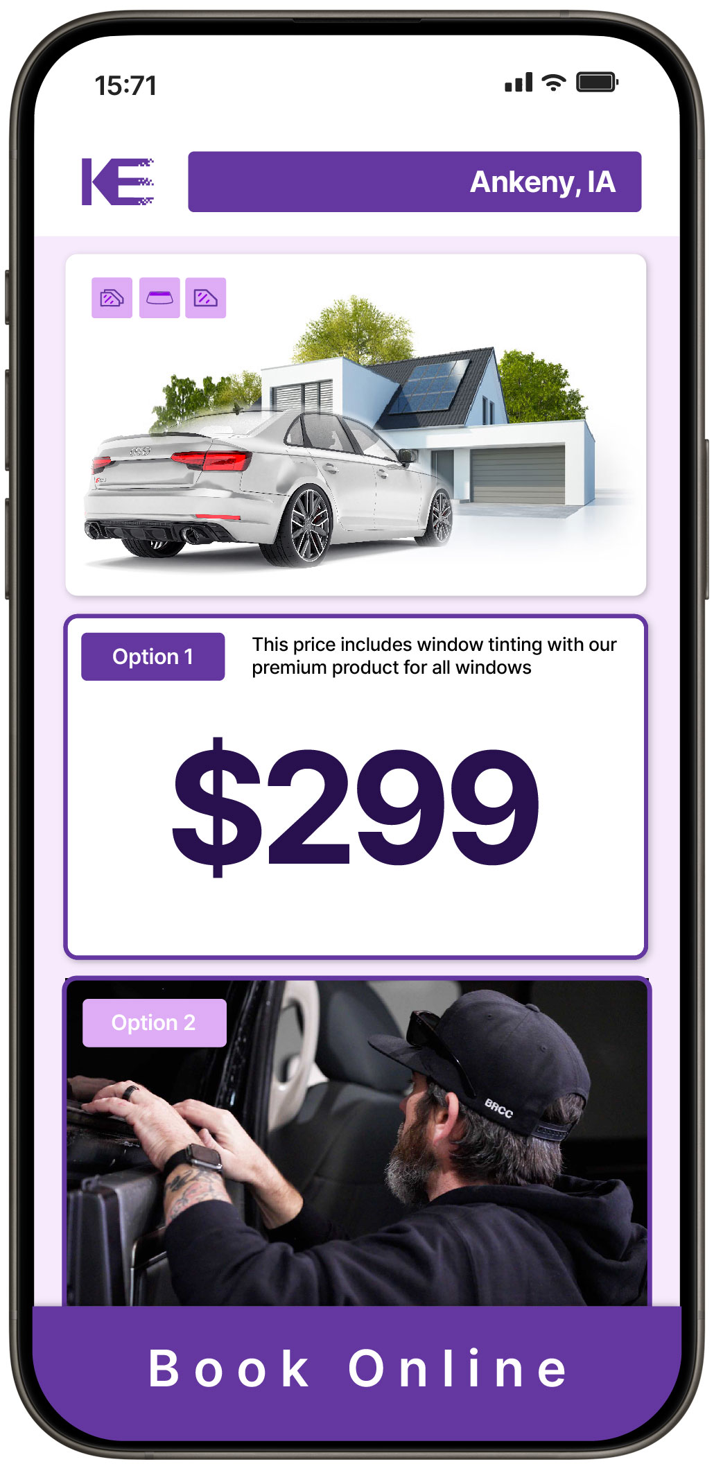 View Reasonable Tesla Window Tinting Rates in Marshalltown, Iowa
