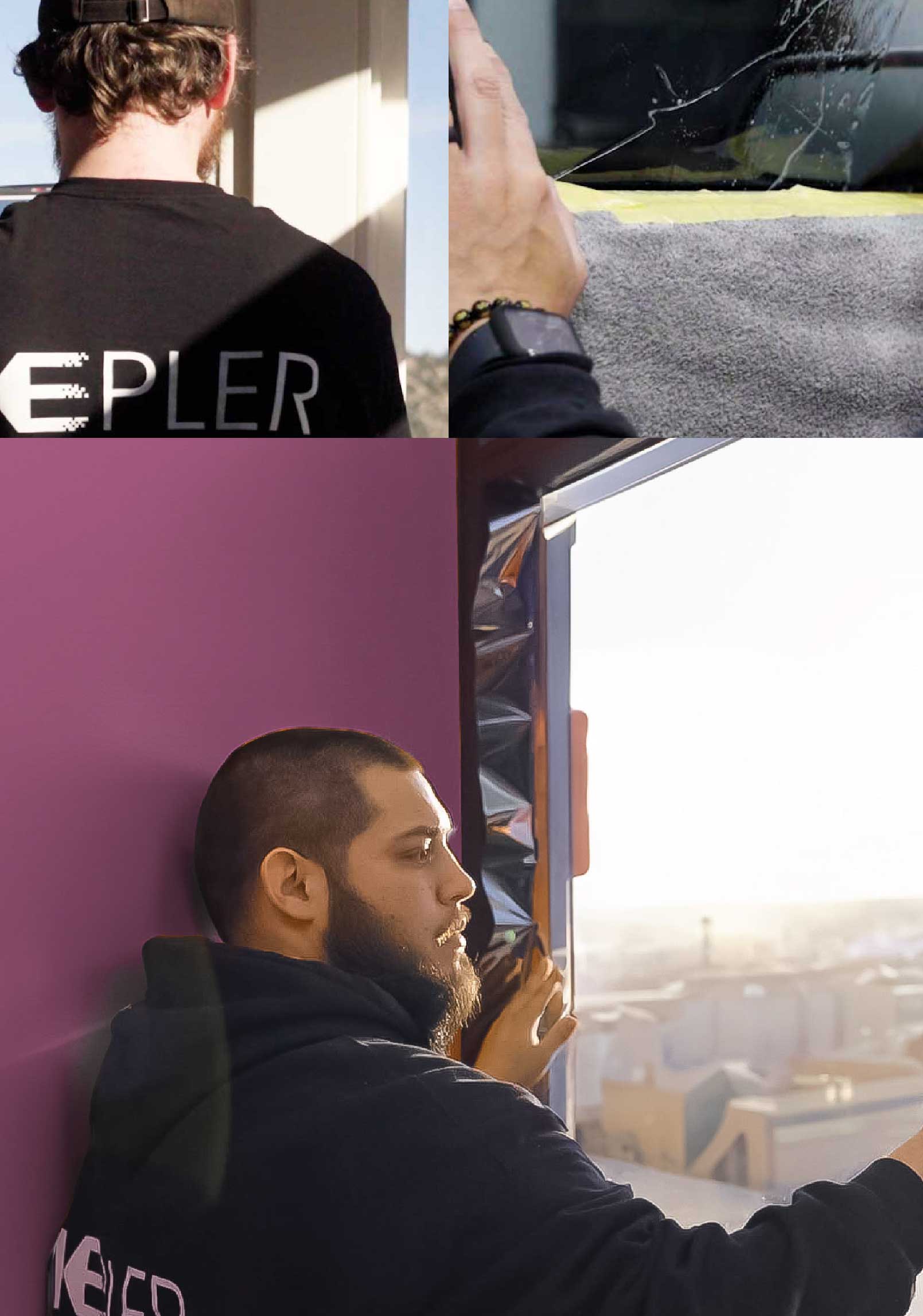 Kepler Specialist Installing Security Window Film in Westminster California