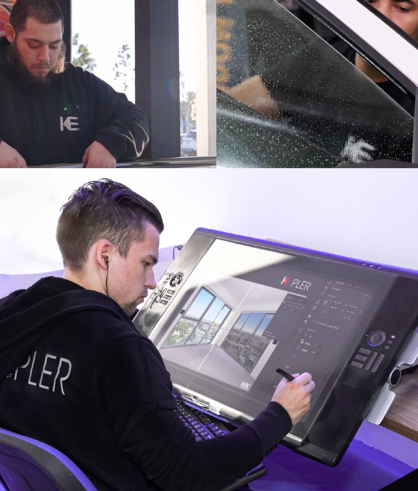 Kepler Specialist Performing Commercial Window Tinting in Baton Rouge Baton Rouge