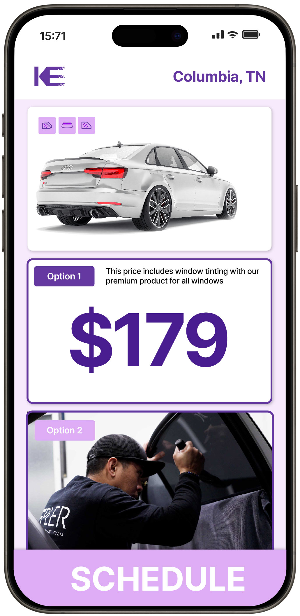 View Reasonable Car Window Tinting Prices in Columbia, Tennessee