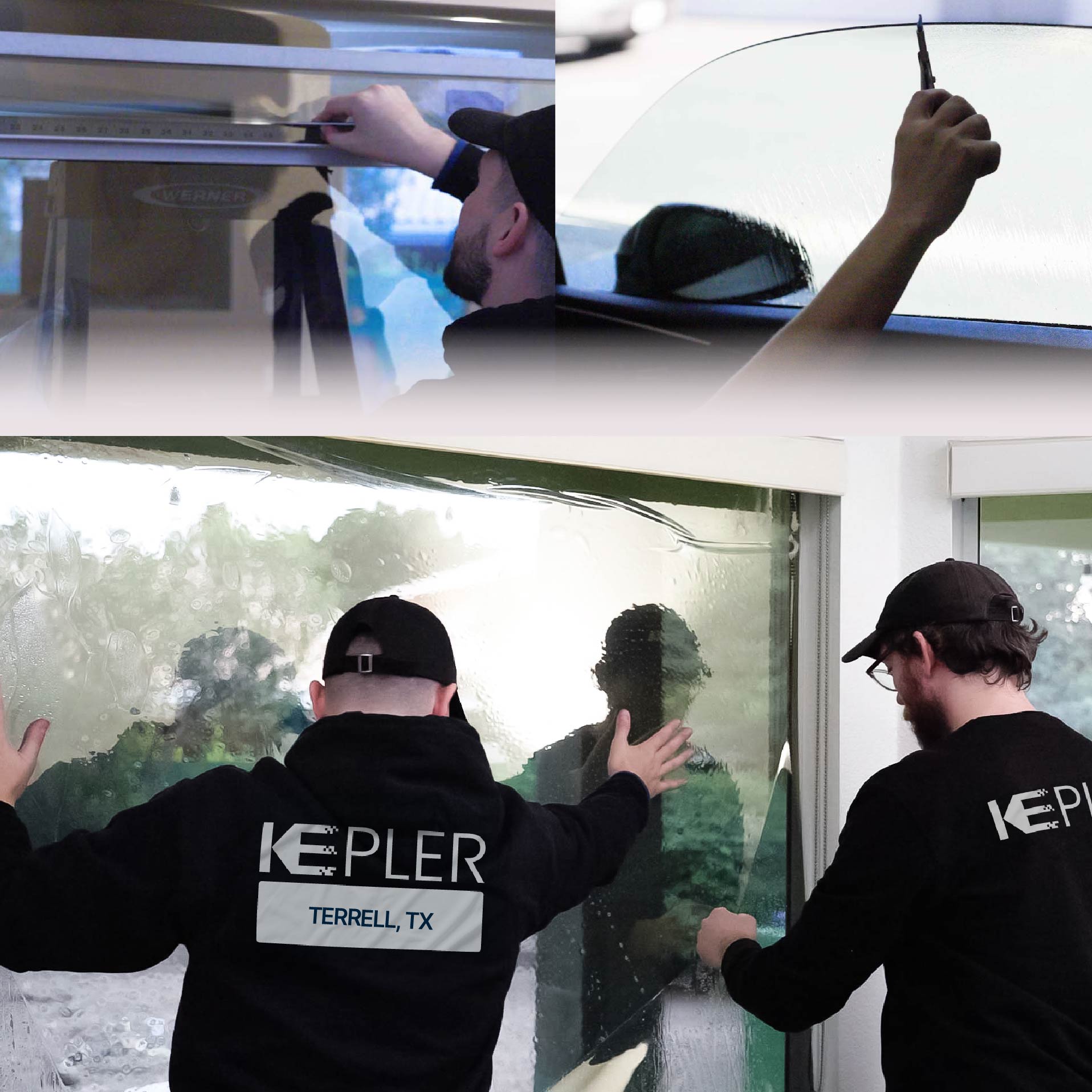 Kepler Specialist Performing Commercial Window Tinting in Terrell Terrell