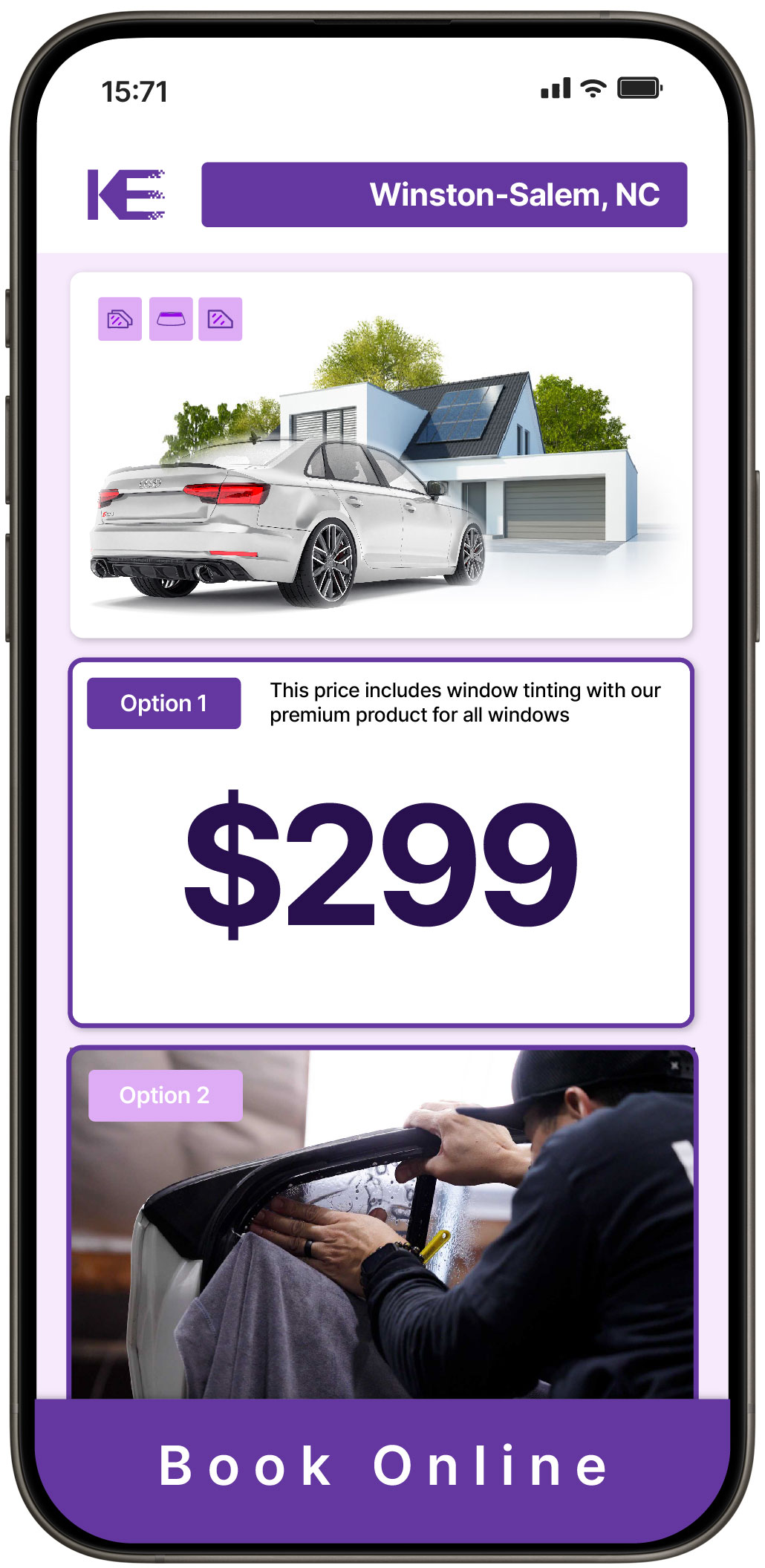 View Reasonable Tesla Window Tinting Rates in High Point, North Carolina