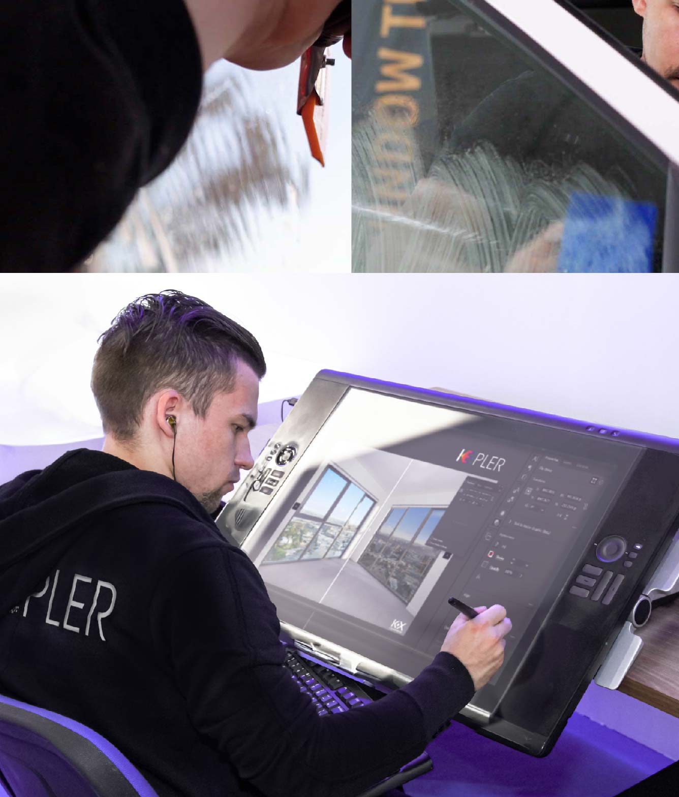 Kepler Specialist Performing Commercial Window Tinting in Maywood Maywood