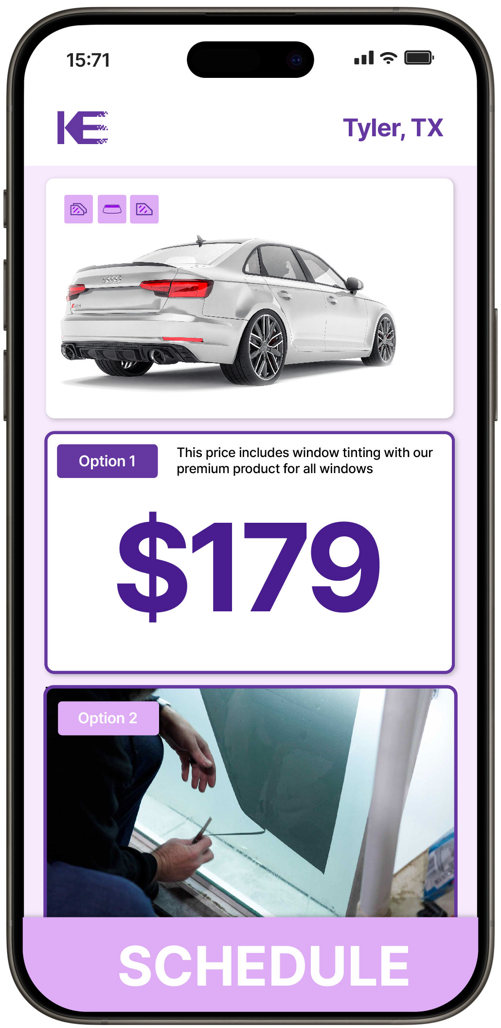 View Reasonable Car Window Tinting Prices in Tyler, Texas