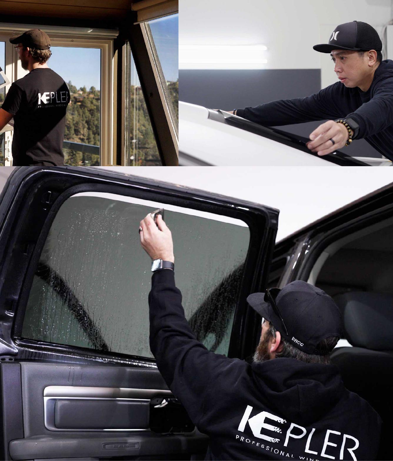 Kepler Window Tinting Specialists at Work in Fayetteville, Arkansas