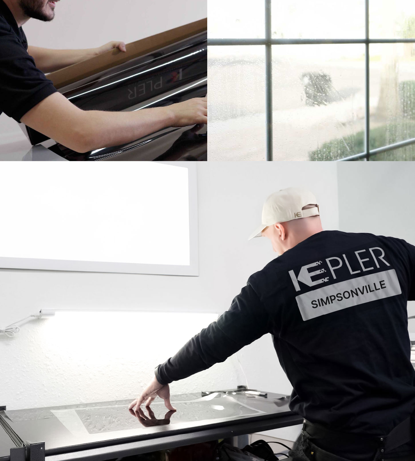 Window Tinting Specialist Cutting Film in Simpsonville, South Carolina