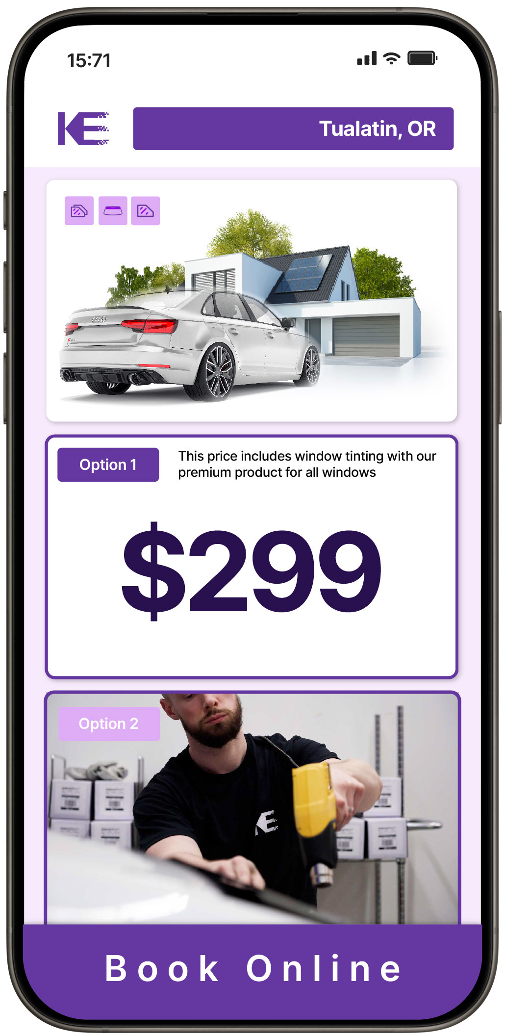 View Reasonable Tesla Window Tinting Costs in Redmond, Oregon