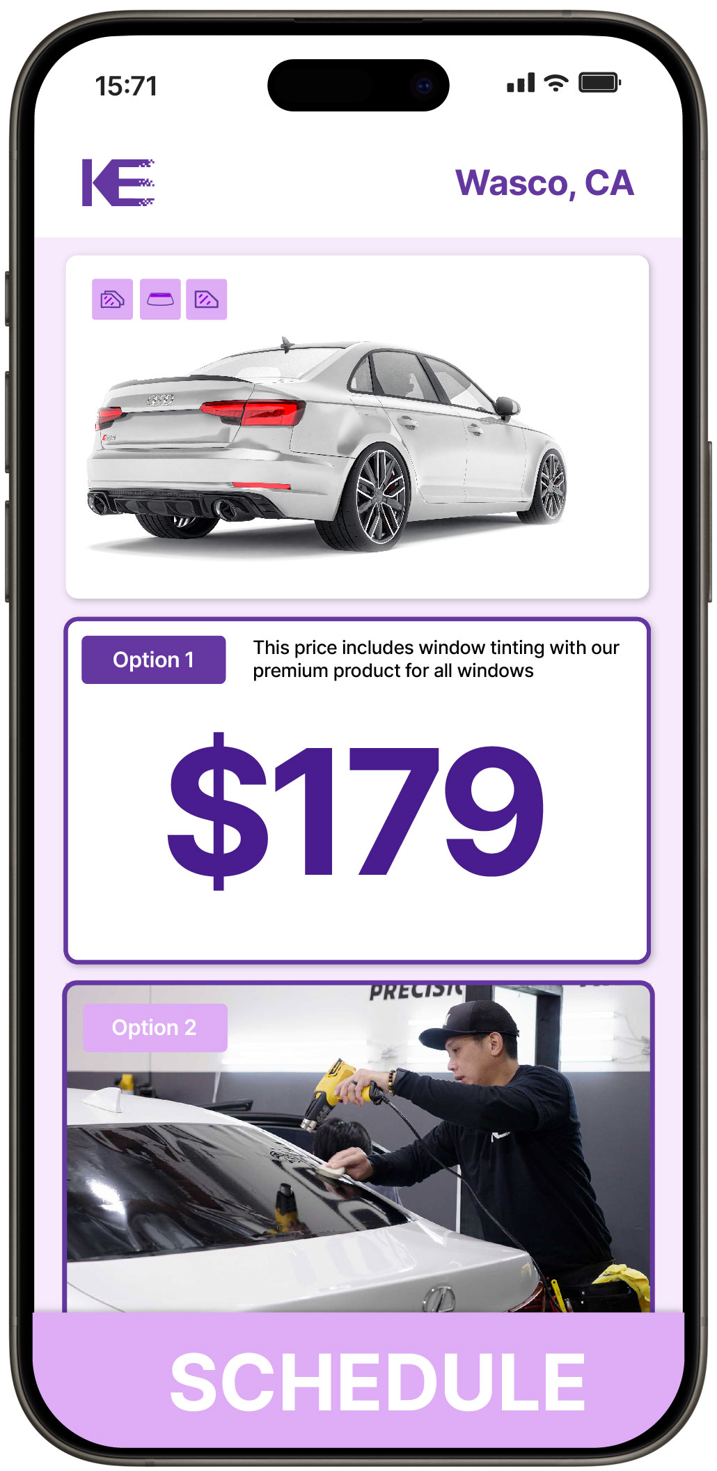 View Reasonable Car Window Tinting Rates in Wasco, California