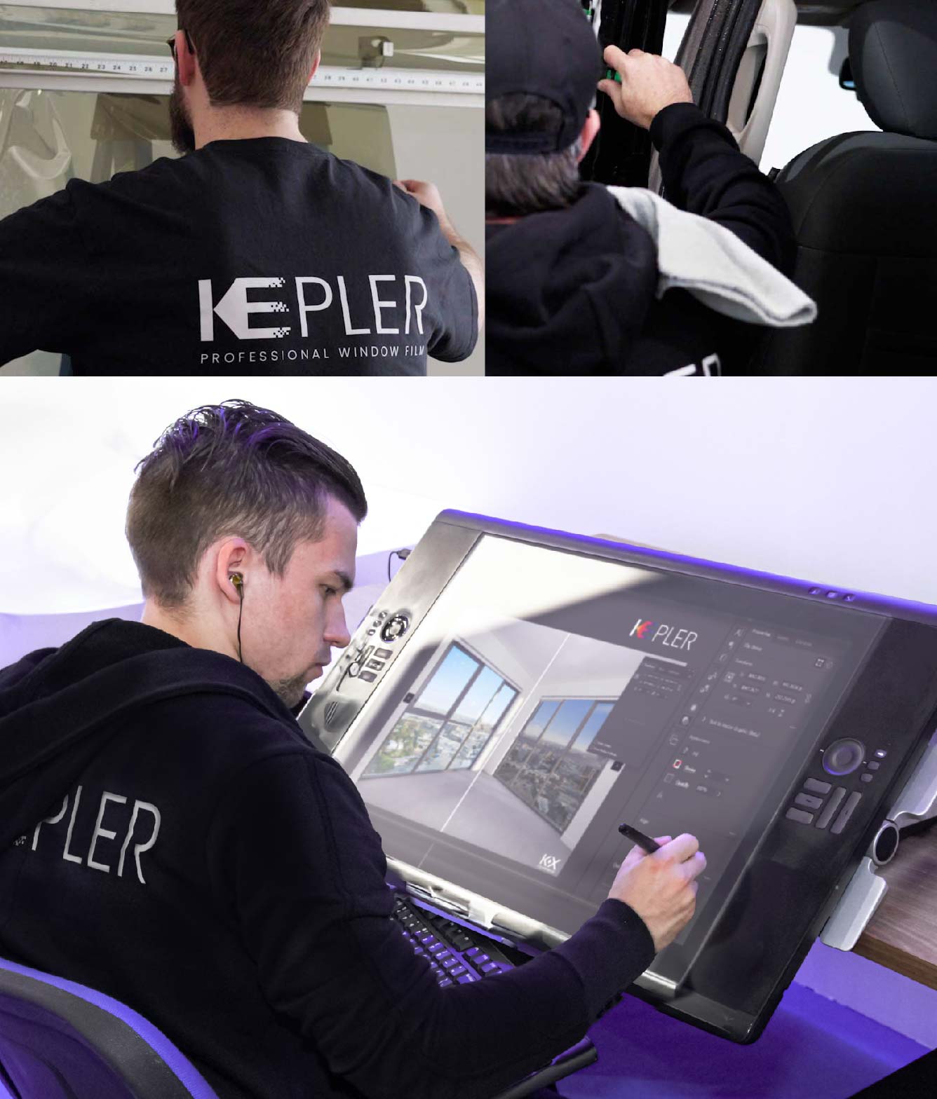 Kepler Specialist Performing Commercial Window Tinting in Hemet Hemet