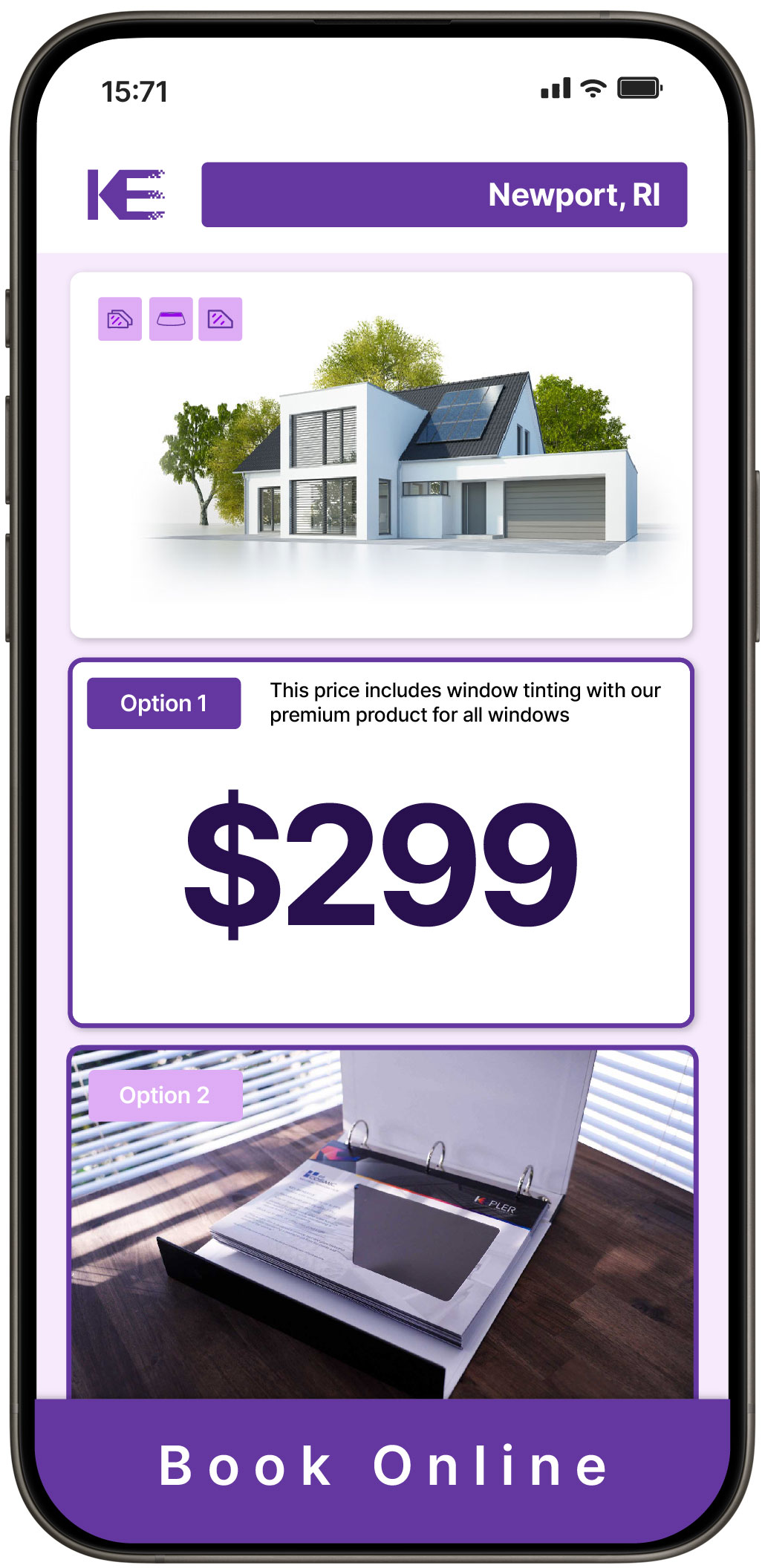 View Competitive Home Window Tinting Prices in Newport, Rhode Island