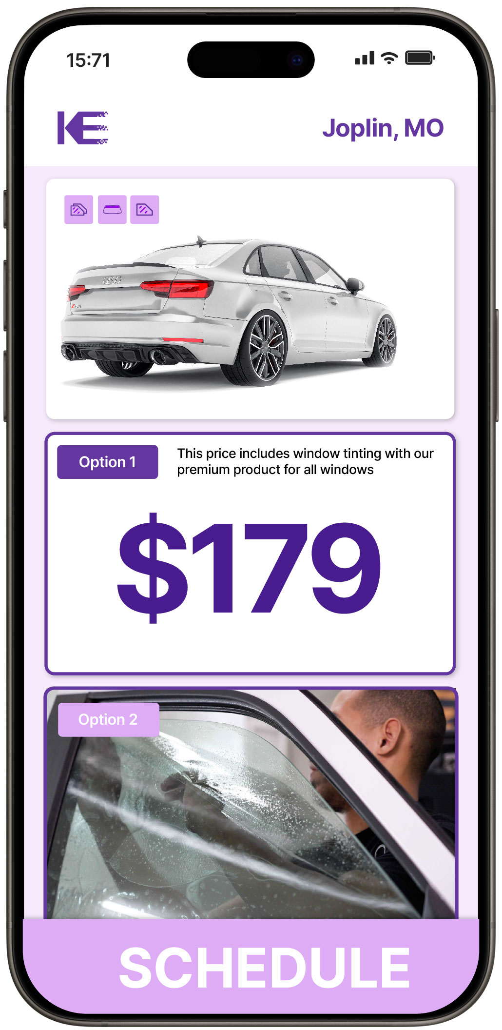 View Affordable Car Window Tinting Rates in Joplin, Missouri