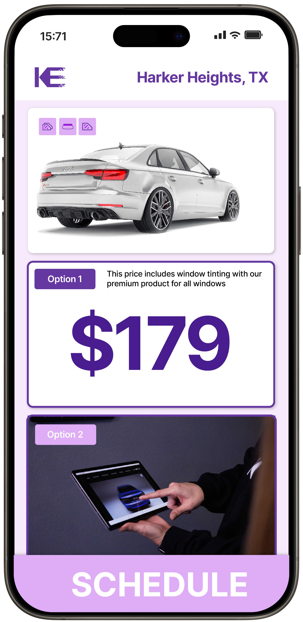 View Reasonable Car Window Tinting Rates in Harker Heights, Texas