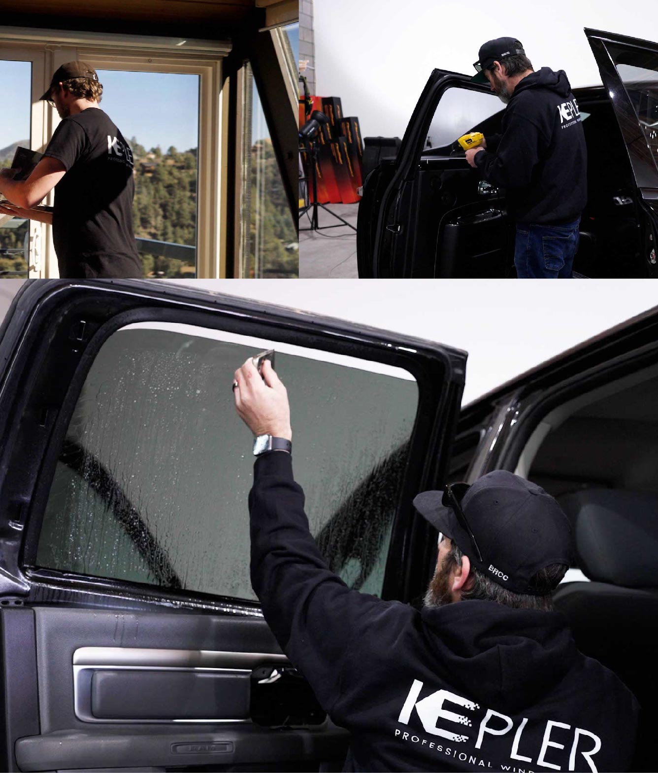 Kepler Window Tinting Specialists at Work in West Hollywood, California