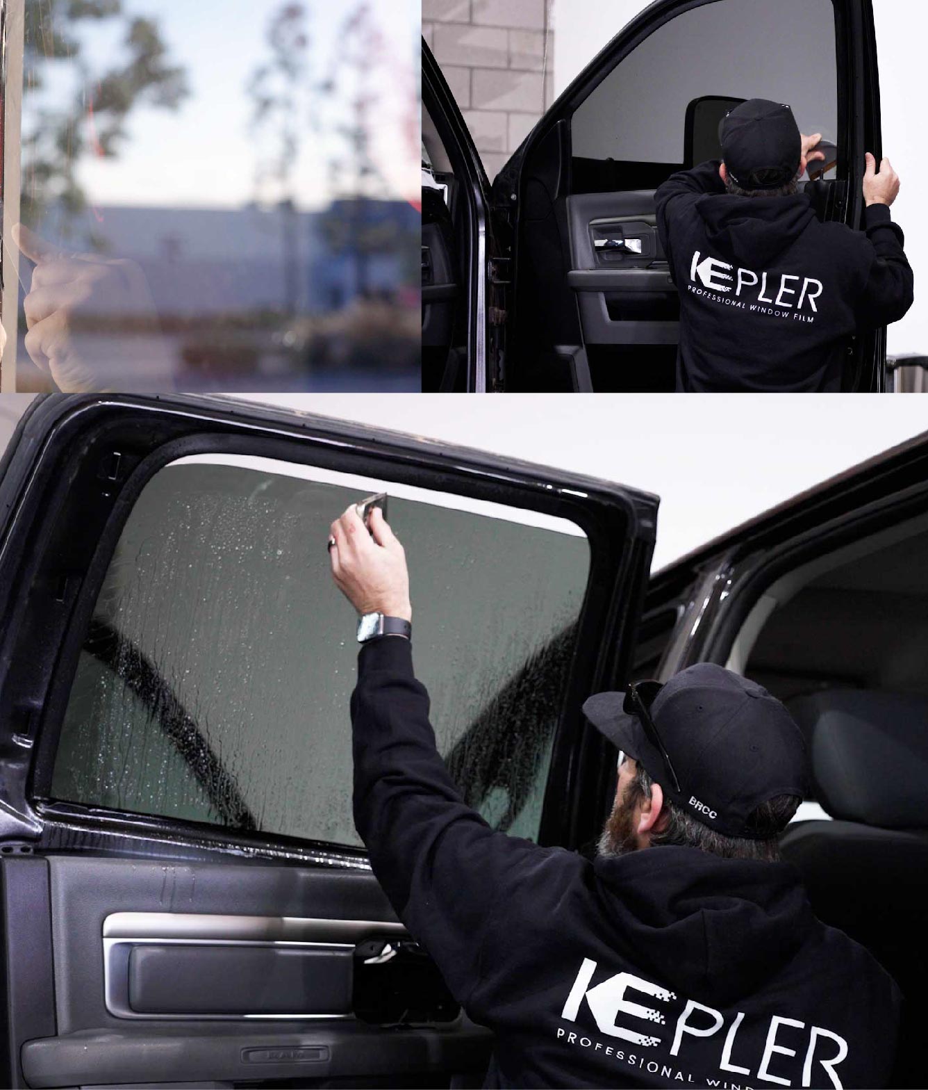 Kepler Window Tinting Specialists at Work in Brentwood, New York