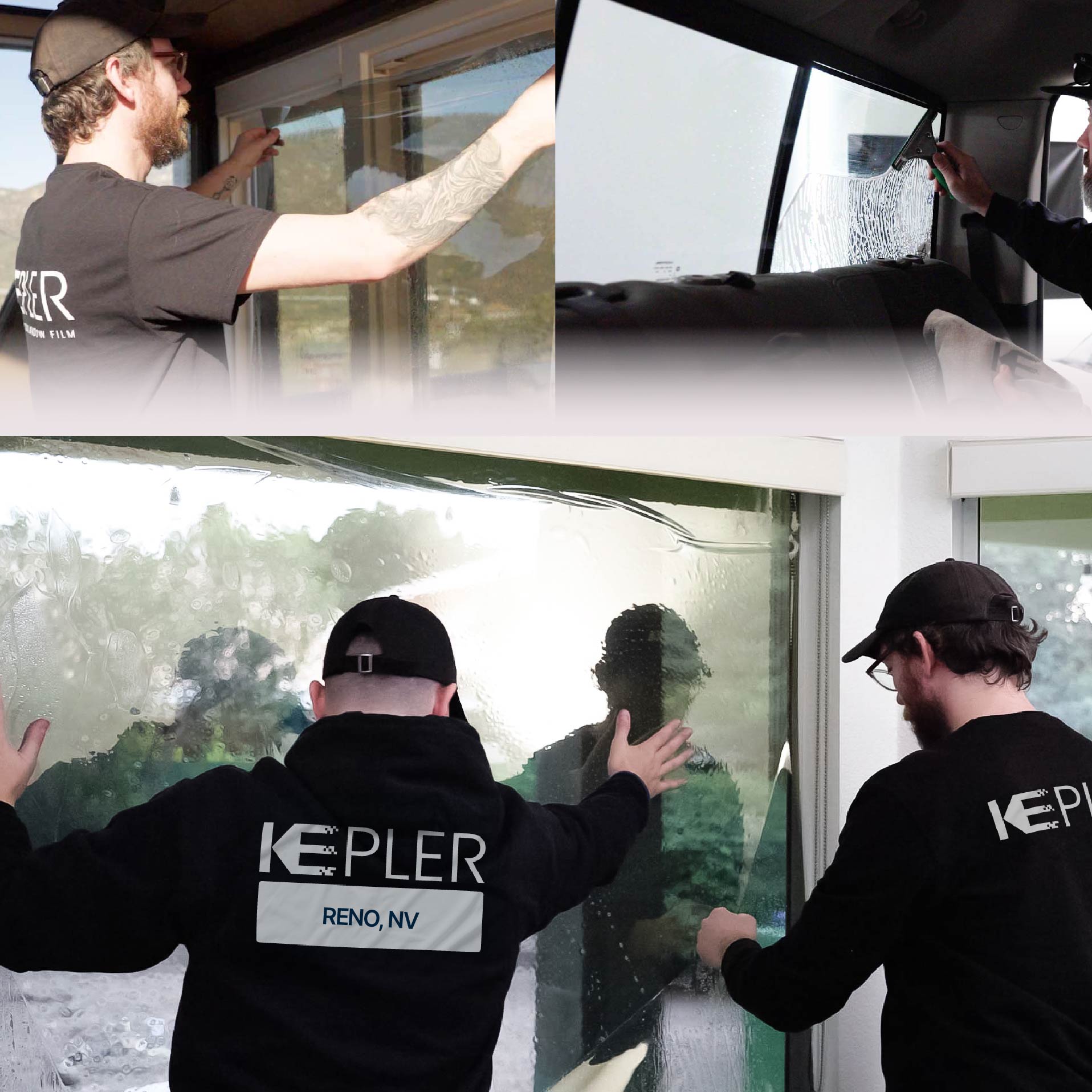 Kepler Specialist Performing Commercial Window Tinting in Reno Reno