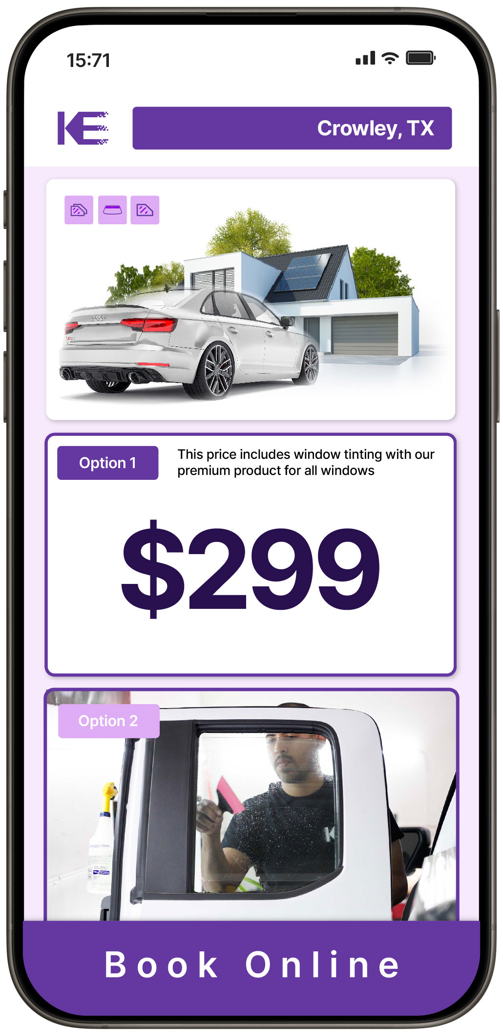 View Reasonable Tesla Window Tinting Rates in Lubbock, Texas