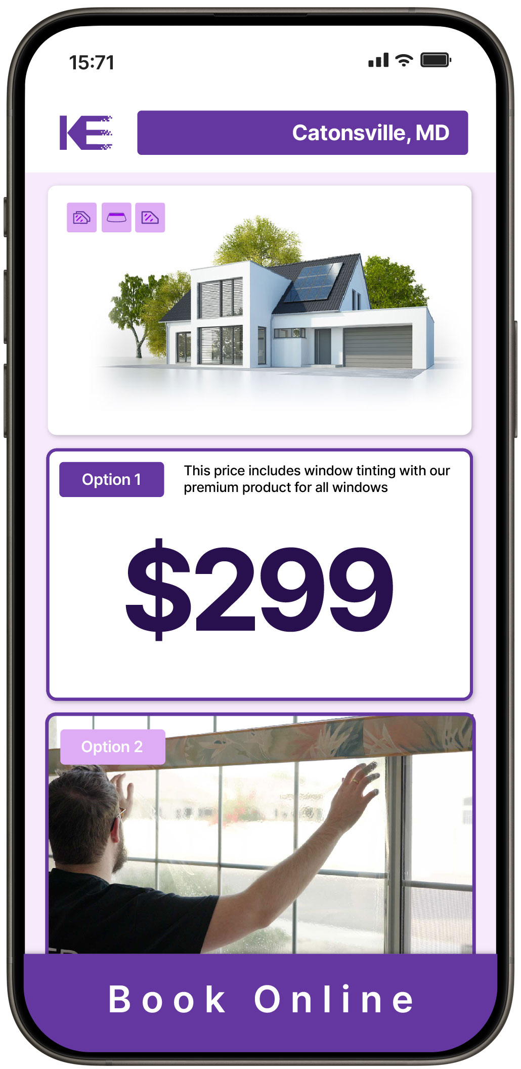View Affordable Home Window Tinting Rates in Catonsville, Maryland