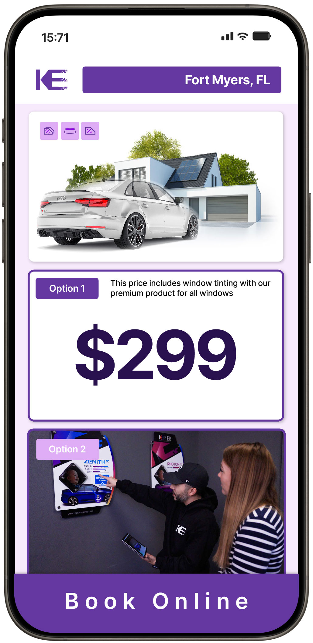 View Competitive Window Tinting Prices in Fort Myers, Florida