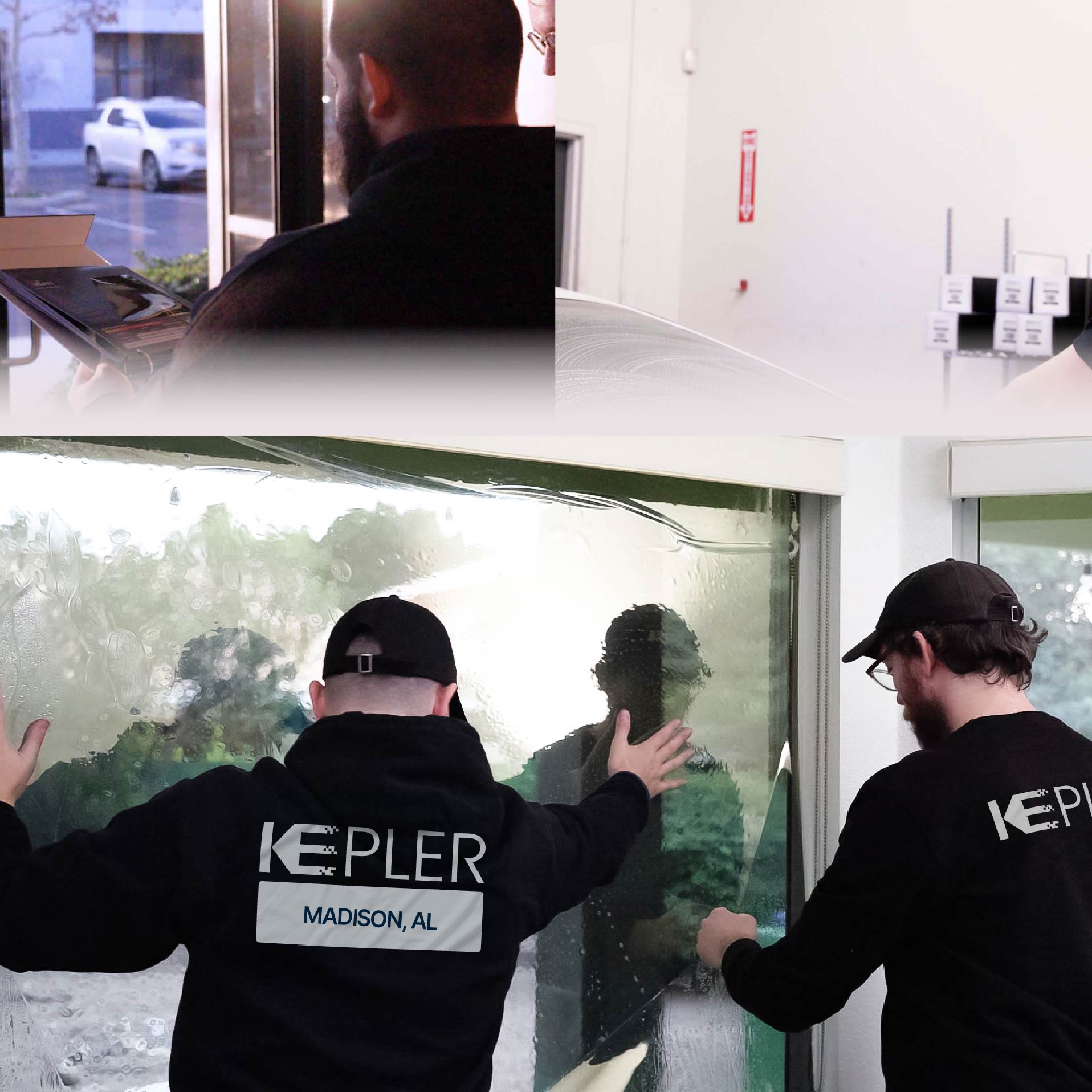 Kepler Specialist Performing Commercial Window Tinting in Madison Madison