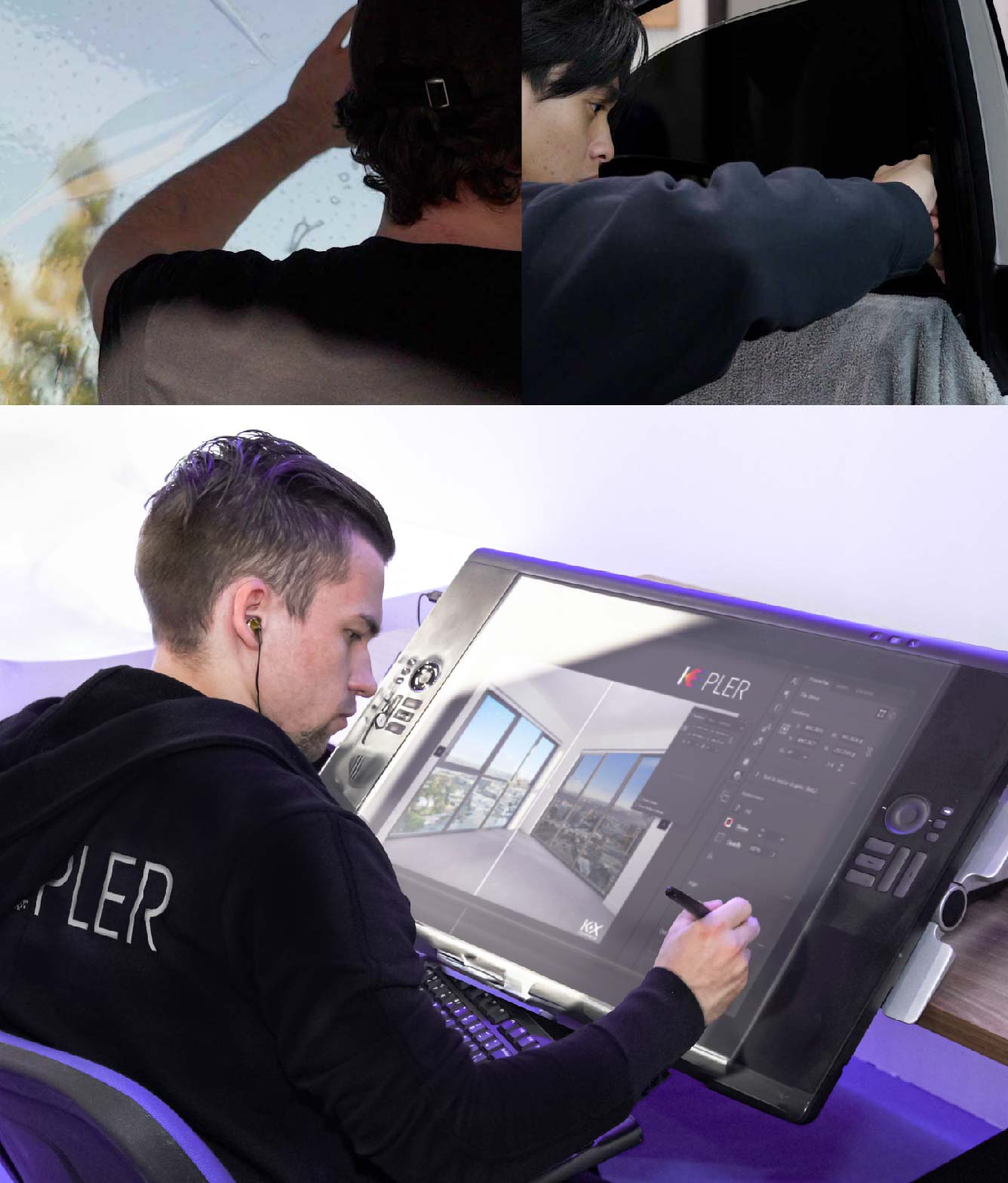 Kepler Specialist Performing Commercial Window Tinting in Frisco Frisco