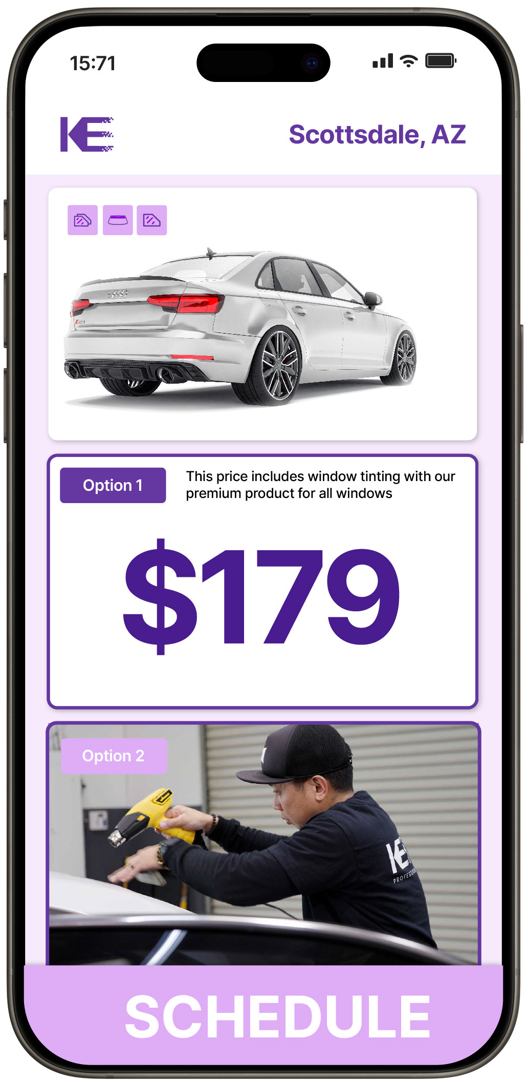 View Affordable Car Window Tinting Rates in Scottsdale, Arizona