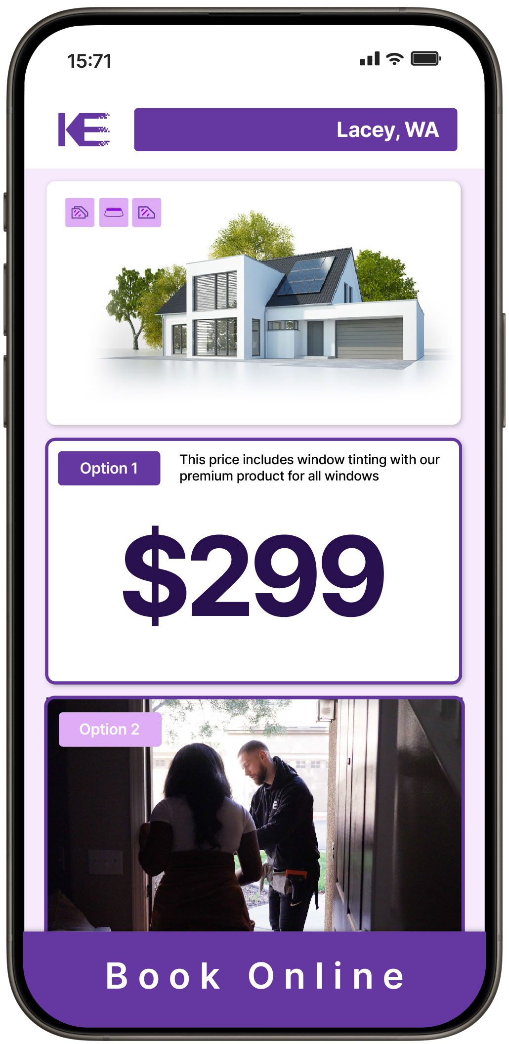 View Affordable Home Window Tinting Rates in Lacey, Washington